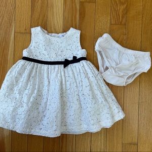 Carter’s White Lace Easter Dress Size 6 Months